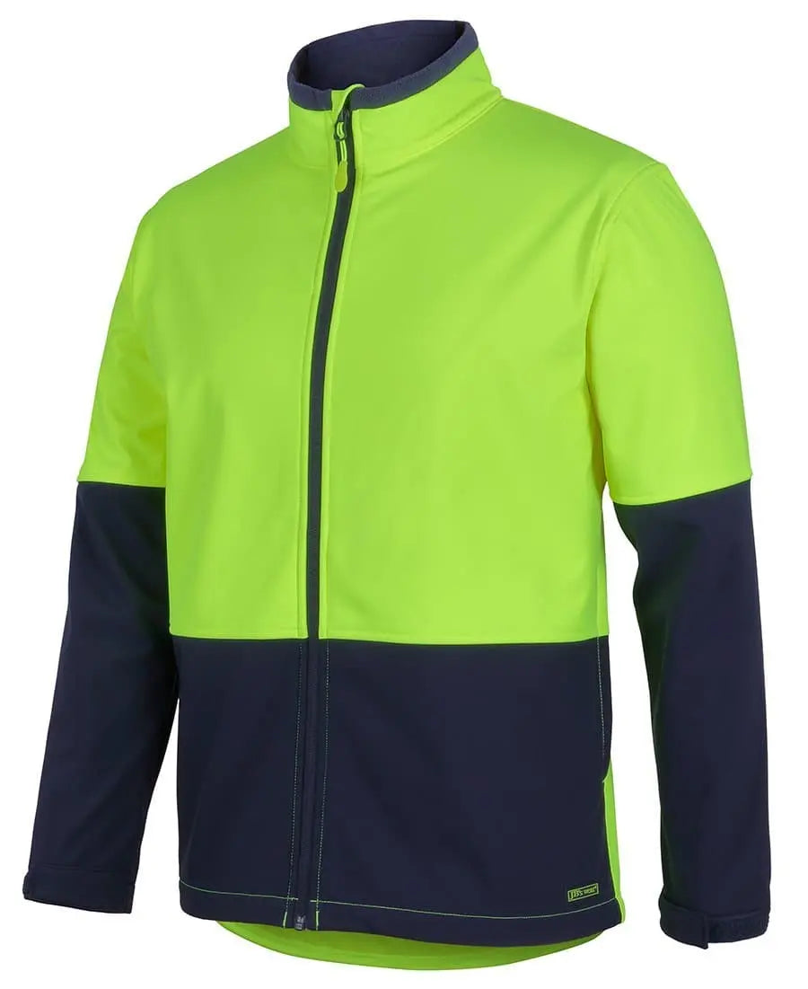 Jbs Hi-Vis water resist sofshell jacket 6HRJ Jb's Wear